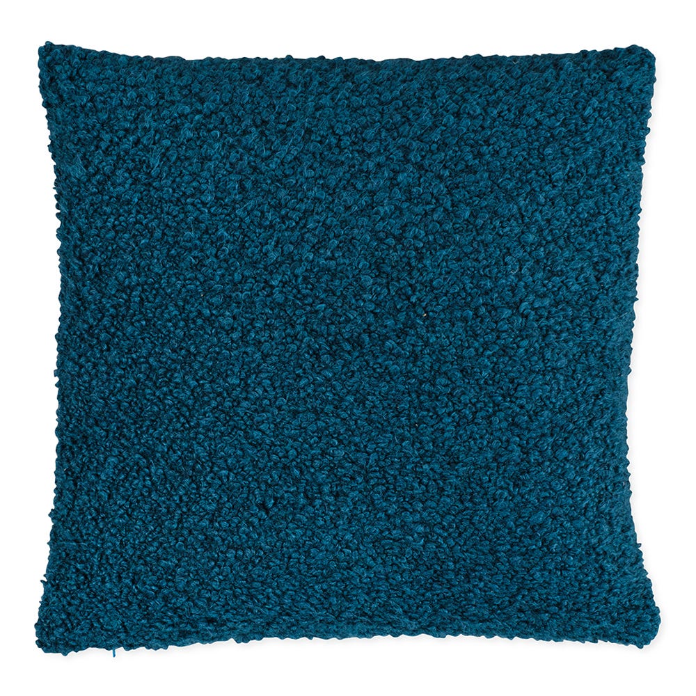 Heal's Boucle Cushion Teal 45 x 45cm 2