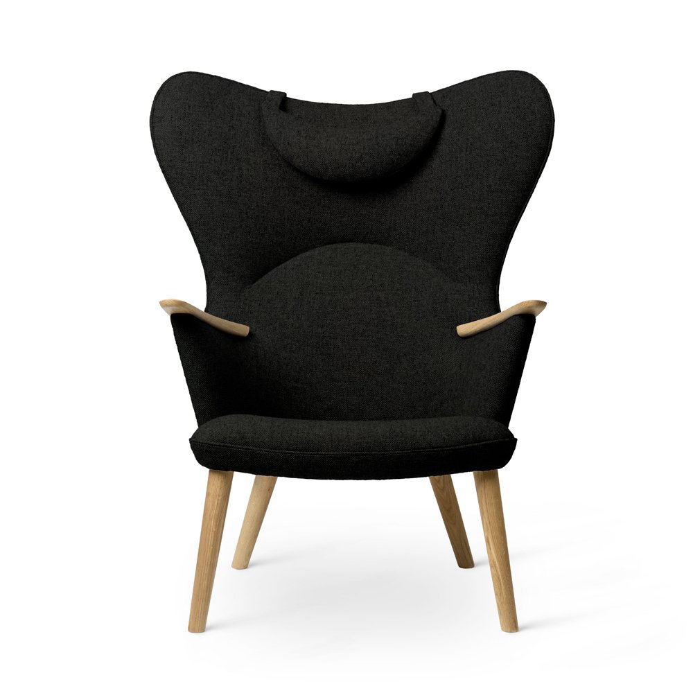 Carl Hansen & Søn CH78 Lounge Chair with head rest, Oak/Fiord 0991