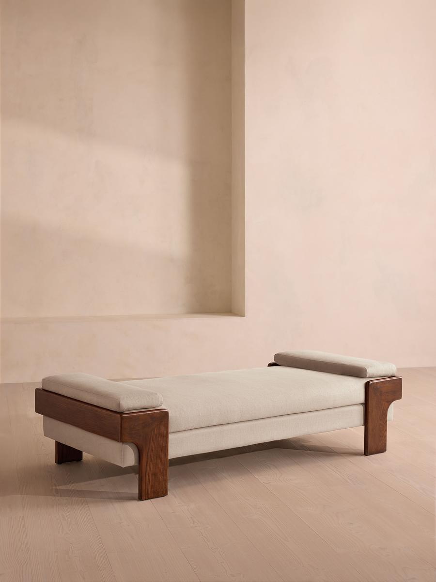 Marcia Daybed, Linen, Bisque