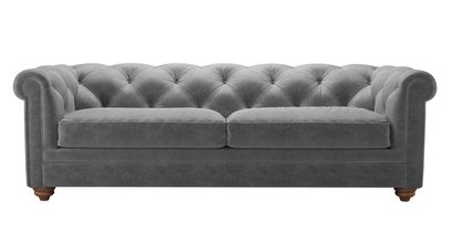 Patrick 3 Seat Sofabed in Earl Grey Smart Velvet - sofa.com