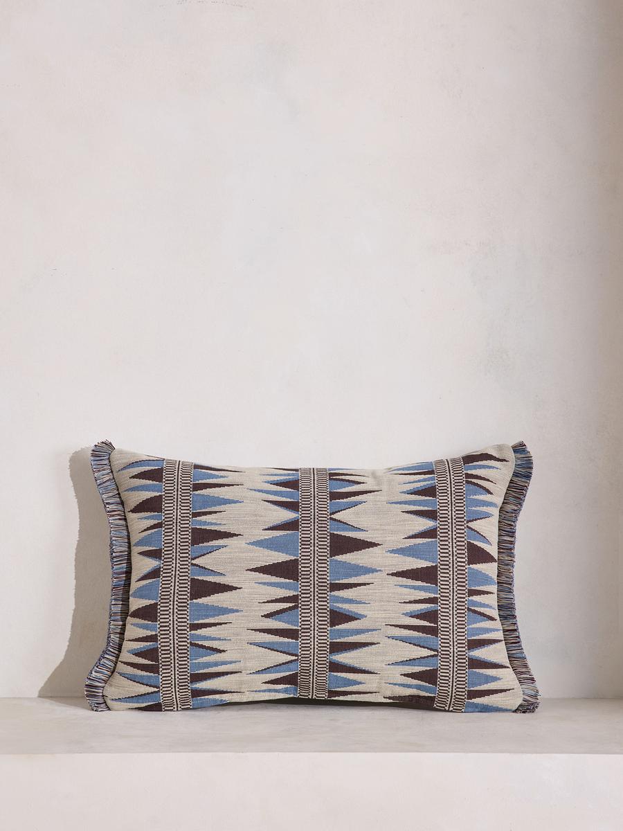 Irving Oblong Cushion, Sky