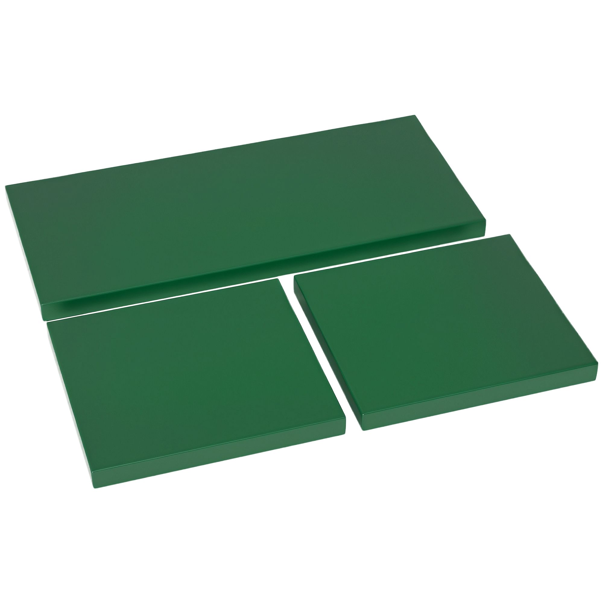 OUTSUNNY 3PCs Rattan Garden Seat Cushions Pads for Patio Furniture Green