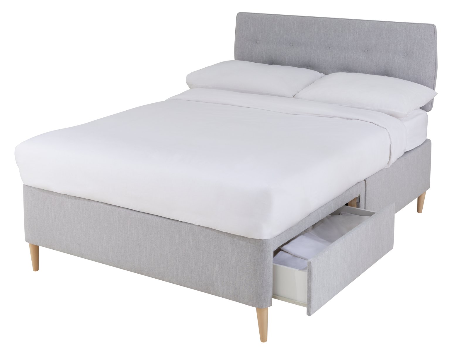 Argos Home Skandi 800 Pocket 2 Drawer Kingsize Divan