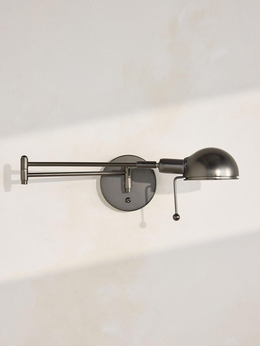 Reade Wall Light, Blackened Nickel