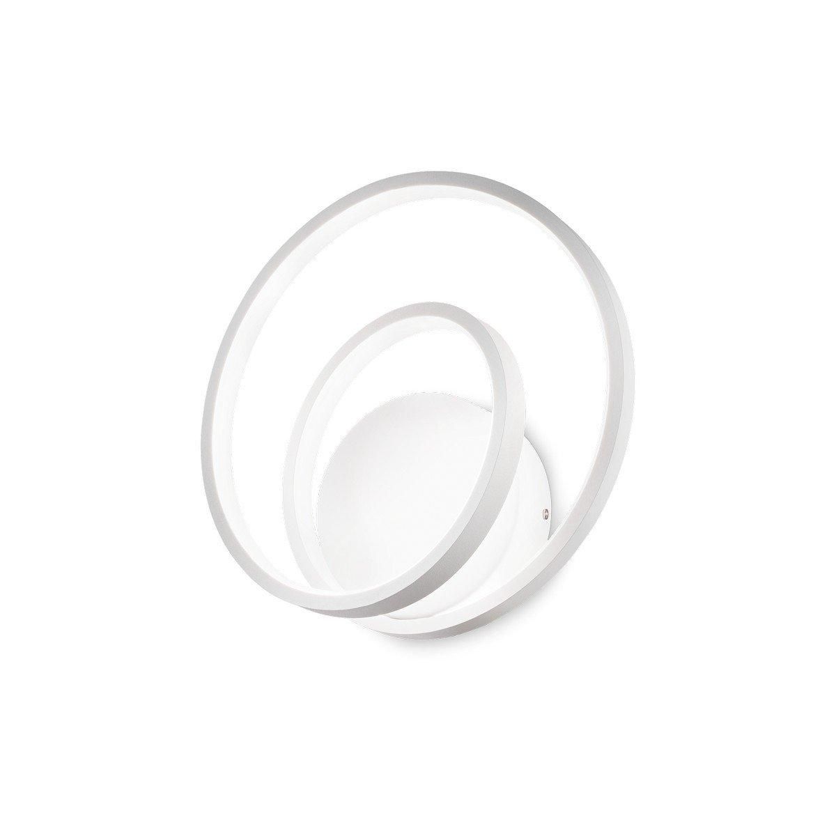 Netlighting OZ Dimmable Swirl Integrated LED Wall Lamp White 3000K