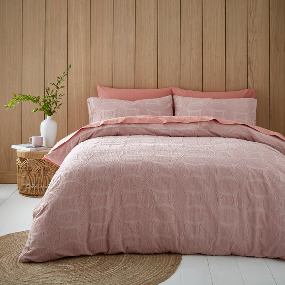 Alda Textured Duvet Cover and Pillowcase Set 1