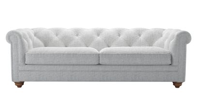 Patrick 3 Seat Sofabed in Koala Chelsea Linen - sofa.com