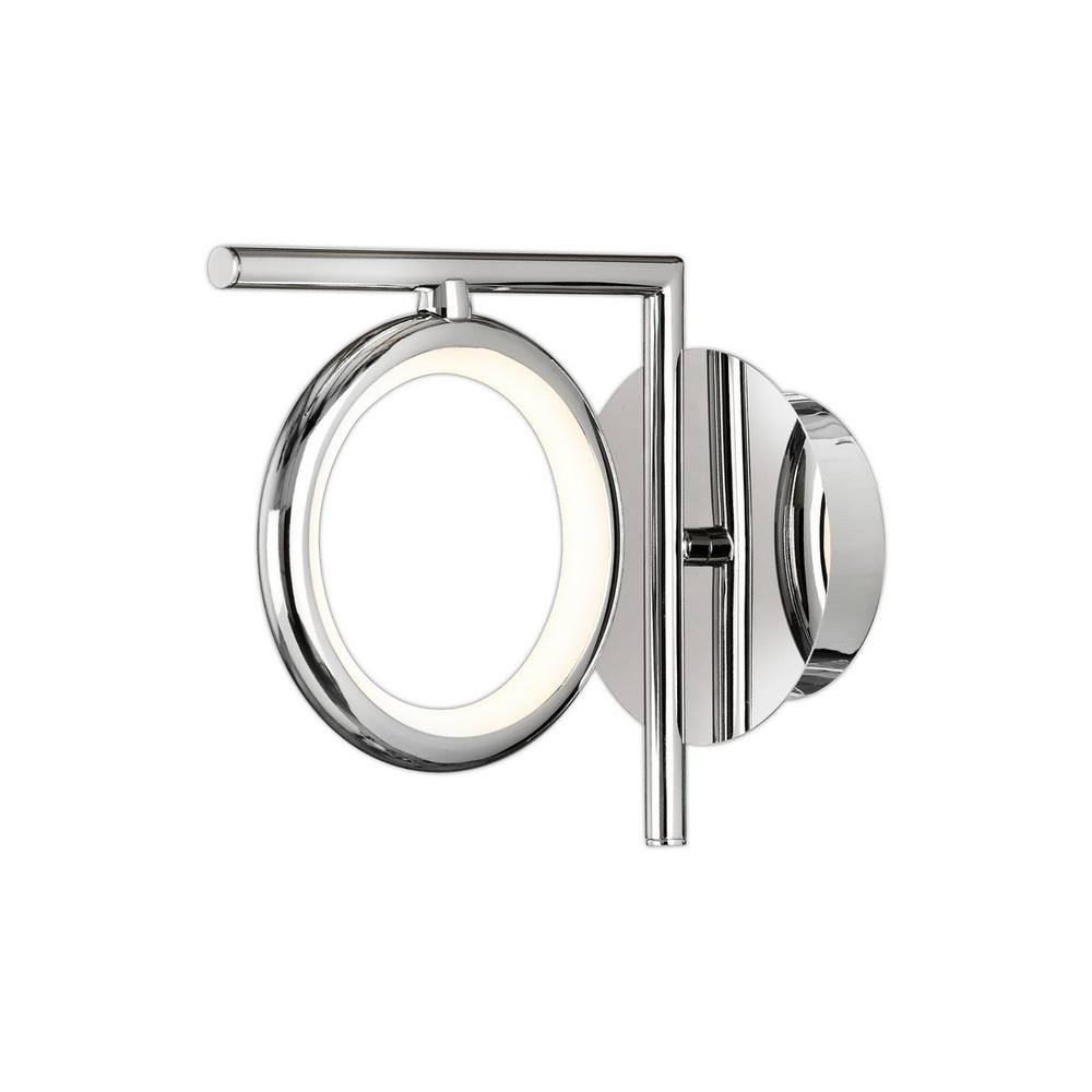 Netlighting Olimpia Wall Lamp 8W LED 3000K 600lm IP20 Chrome in Silver