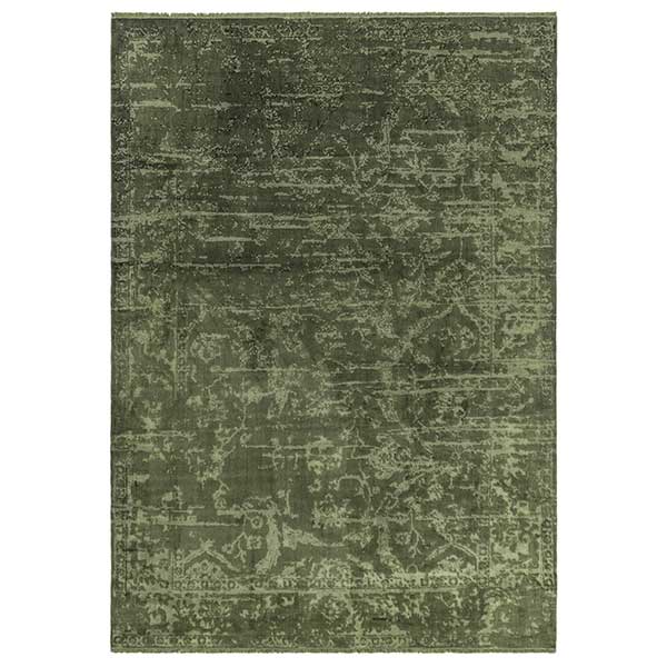 Zadana Abstract Rug  Green