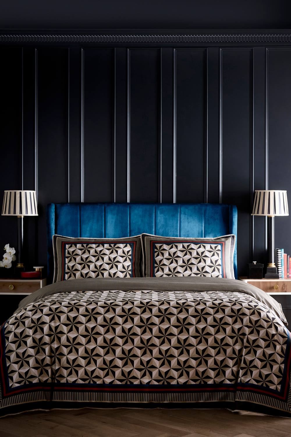 Laurence Llewelyn-Bowen 'Hero' 100% Cotton Duvet Cover Set