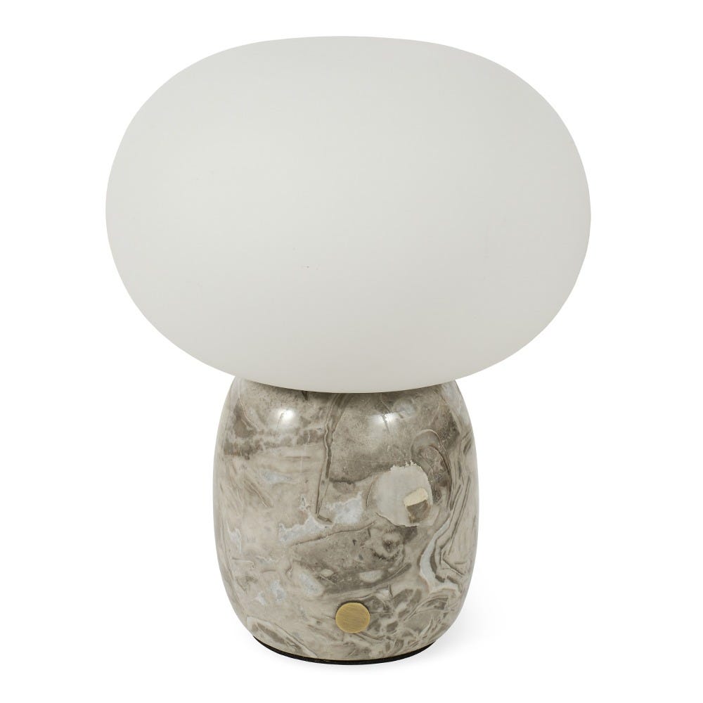 Heal's Pebble LED Portable Table Lamp Grey Marble 2