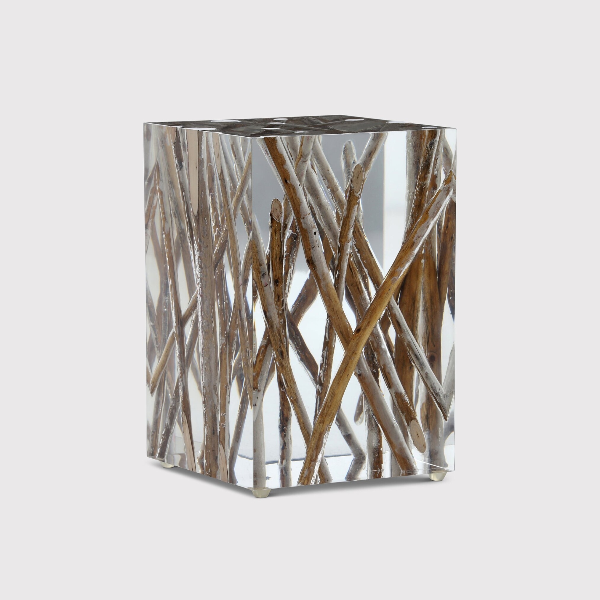 Timothy Oulton Spur Driftwood Side Table Small, Neutral | Barker & Stonehouse
