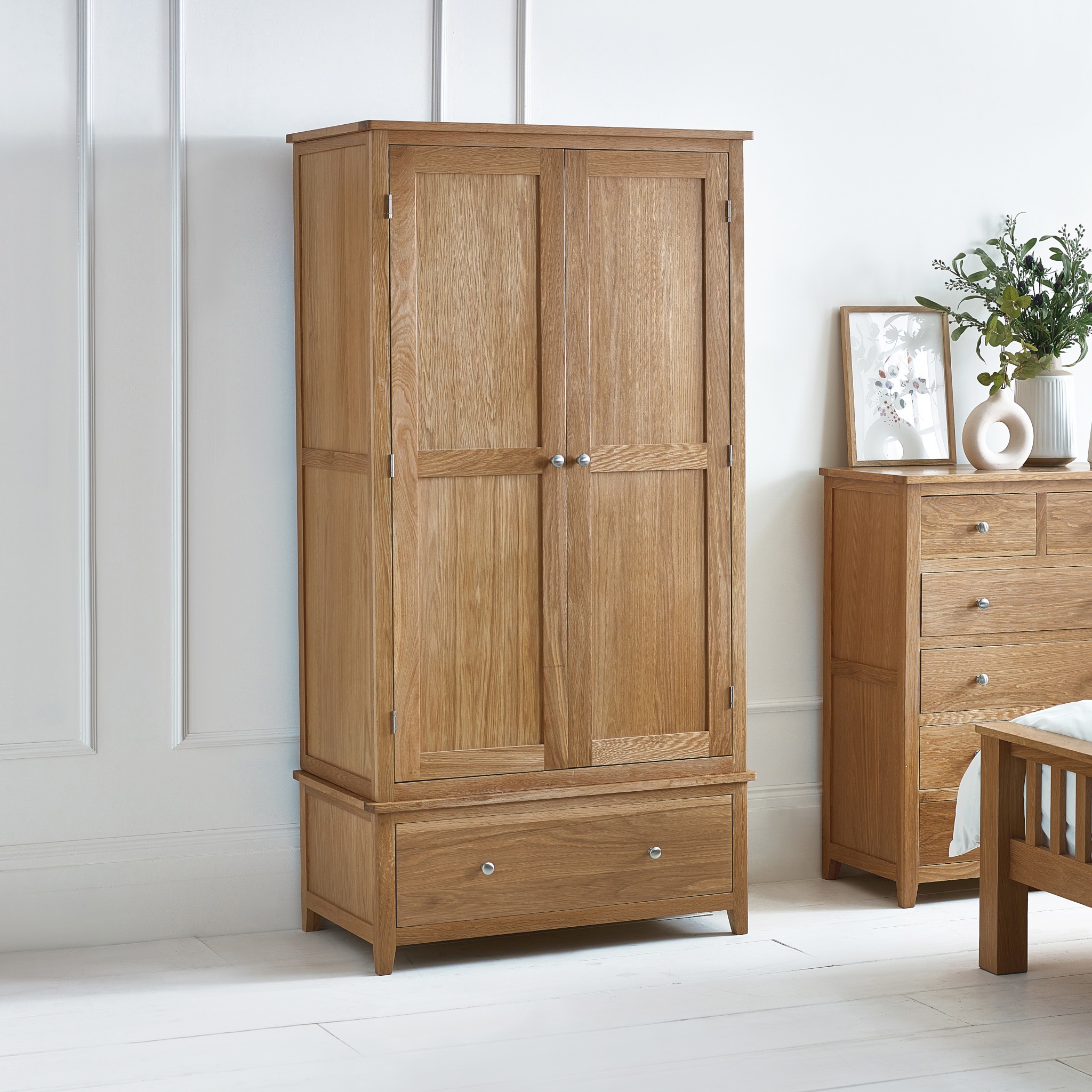 Mallory - Combination Wardrobe - Oak - Wood