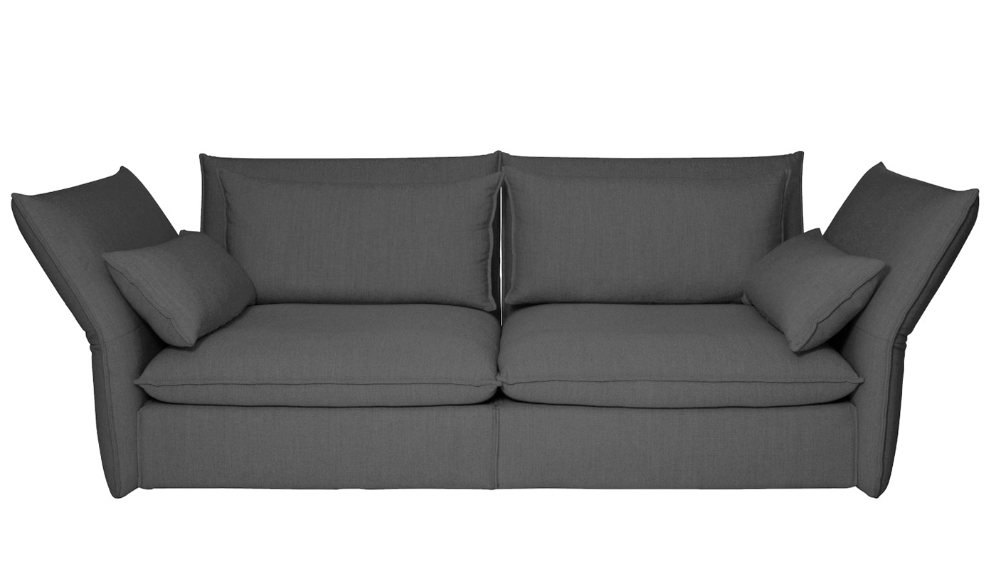 Vitra Mariposa 2 1/2 Seater Sofa Credo Anthracite