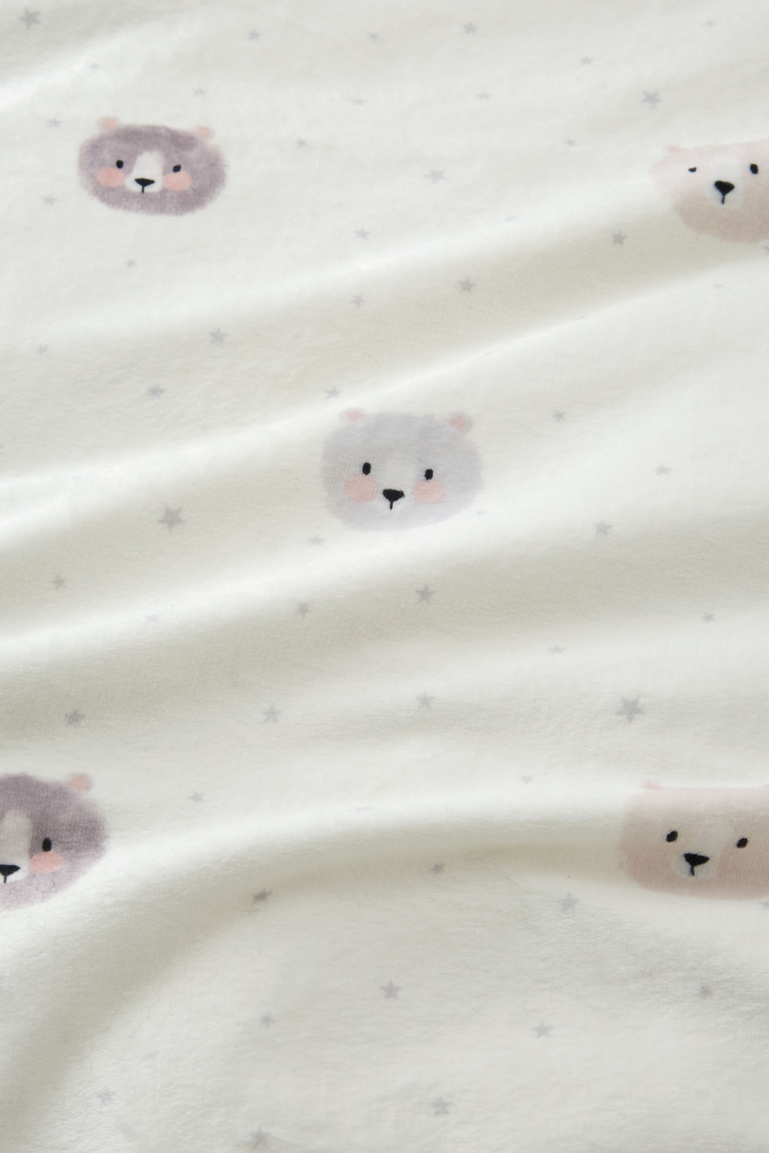 Catherine Lansfield 'Cosy Bear' So Soft Duvet Cover Set in Natural 4