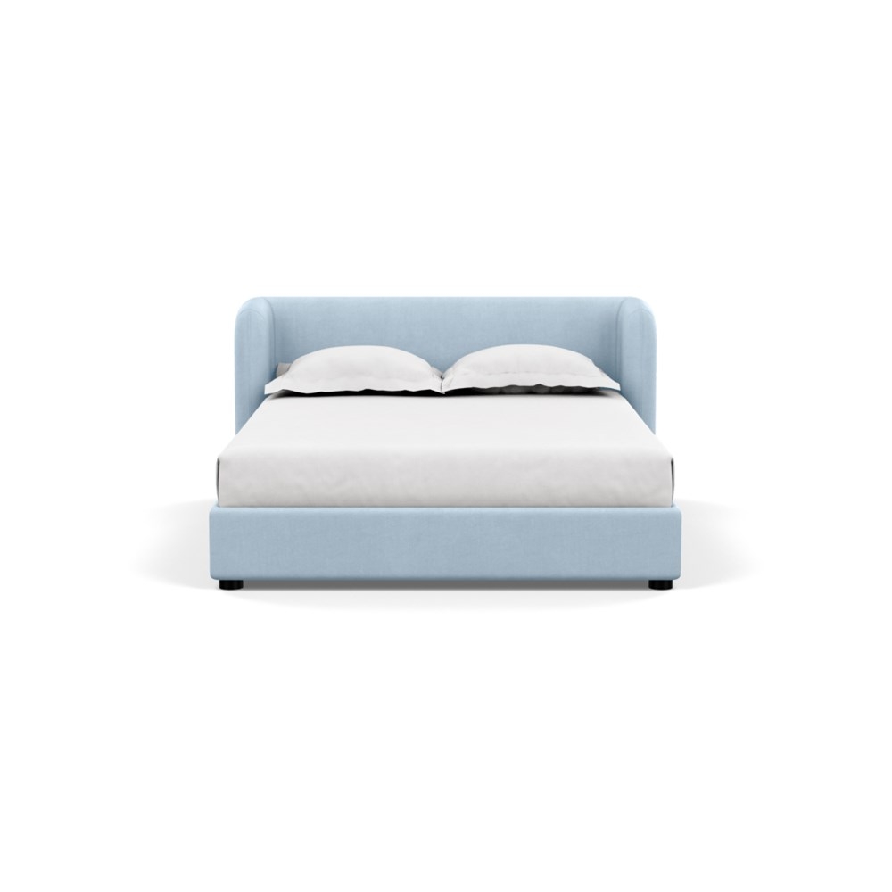 Heal's Group Bed Double Capelo Linen-Cotton Sea Shanty