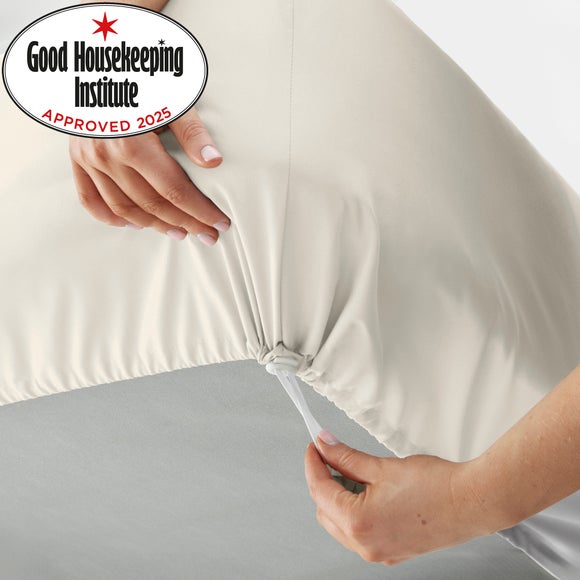 Pure Cotton Toggled Fitted Sheet