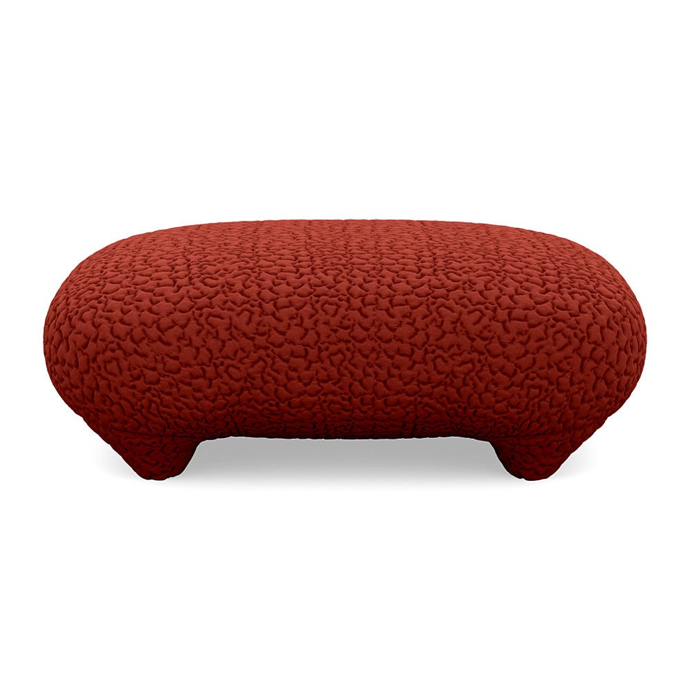 Ligne Roset Ploum Footstool Moby Flame