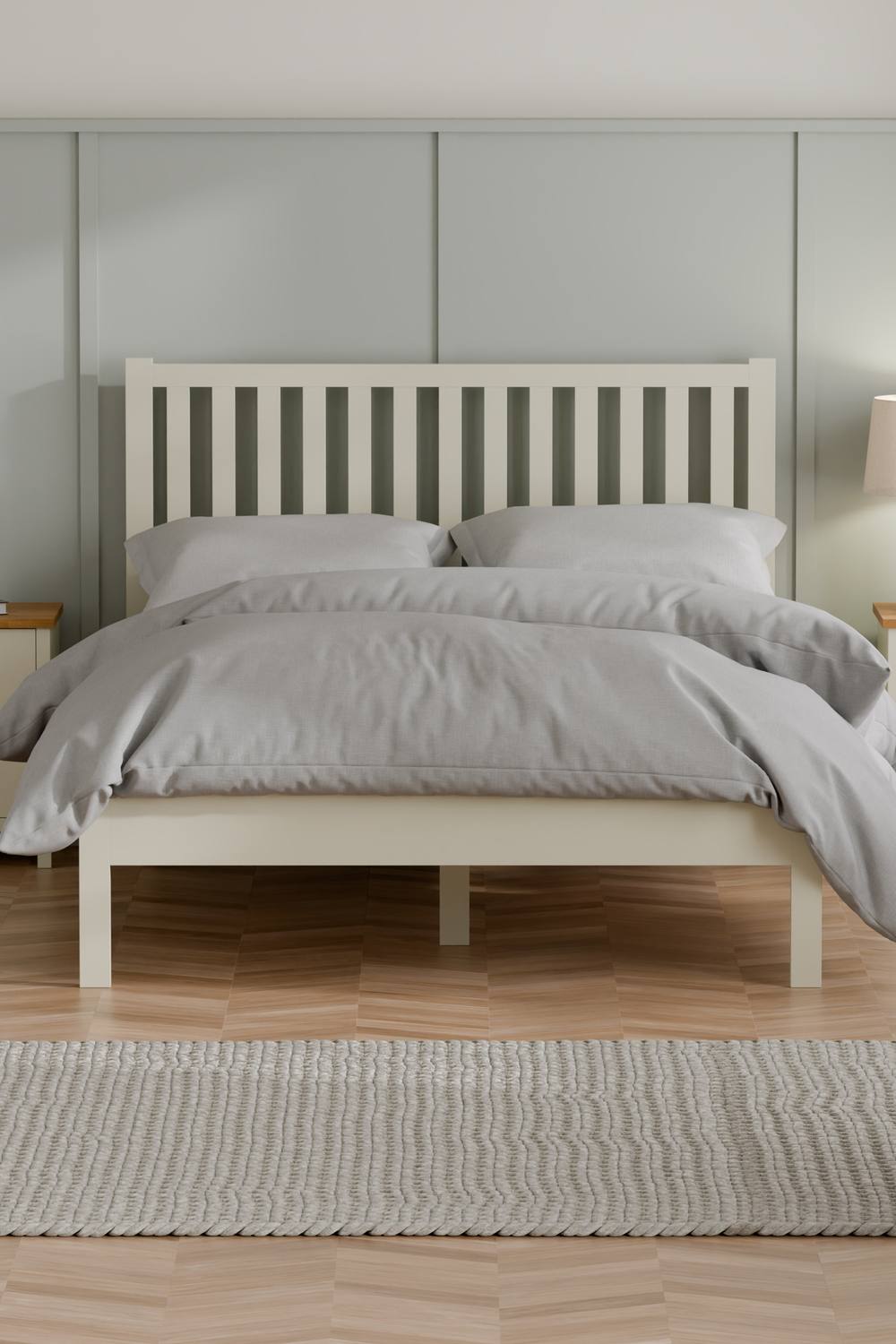Julian Bowen Coxmoor Bed in Ivory