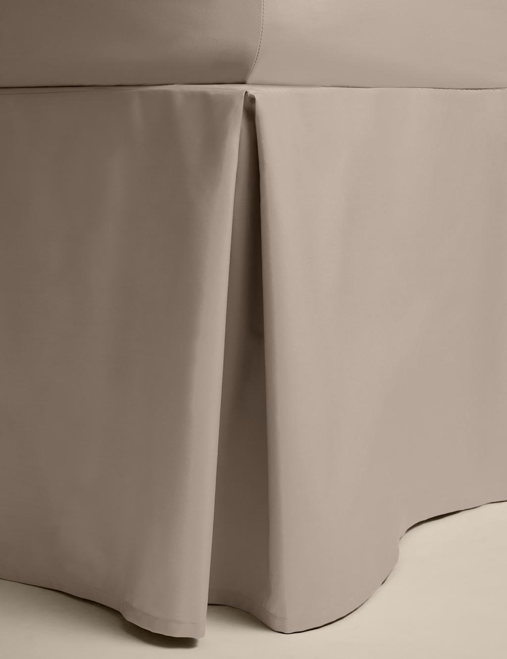 M&S Pure Egyptian Cotton Valance Sheet Mink