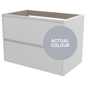 Duarti By Calypso Beaufort 800mm Full Depth 2 Drawer Wall Hung Vanity Unit - Shadow Grey