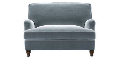Bluebell Loveseat Sofabed in Windermere Cotton Matt Velvet - sofa.com
