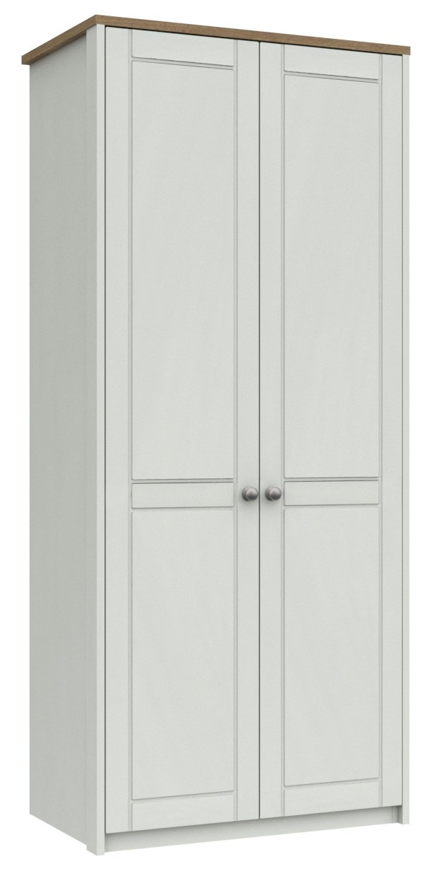 Kielder 2 Door Wardrobe - White