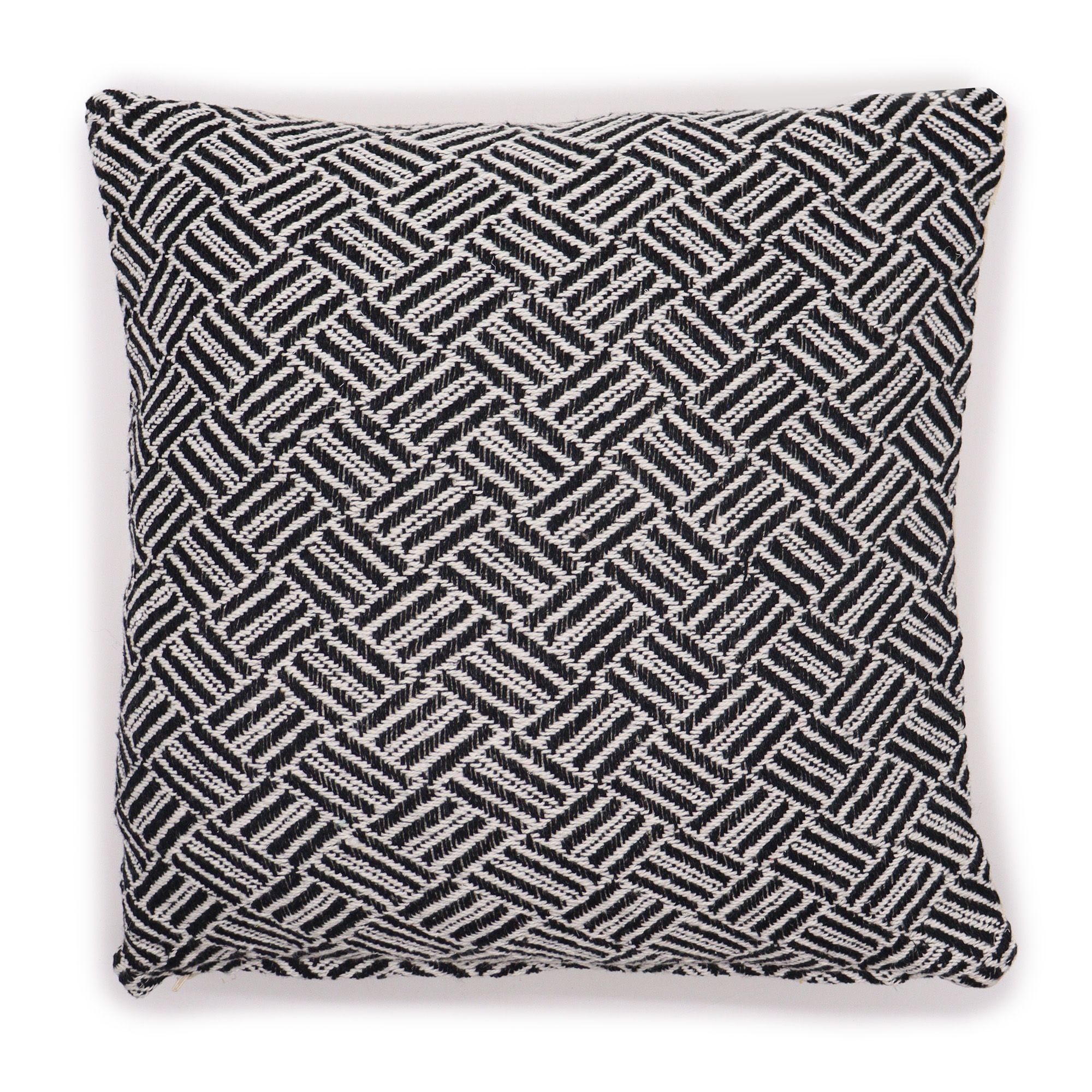 KDMD Classic Cushion Cover - Criss-Cross Black - 40x40cm