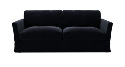 Otto 3 Seat Sofabed in Pitch Smart Cotton - sofa.com