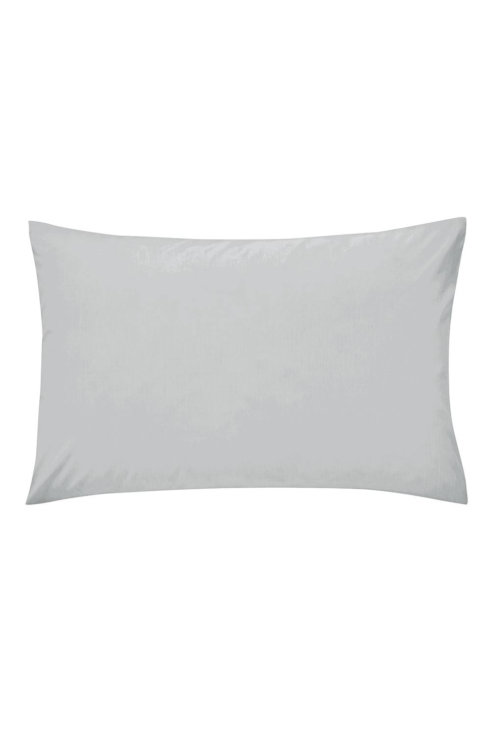 Helena Springfield 'Plain Dye' 180TC Large Pillowcase in Silver