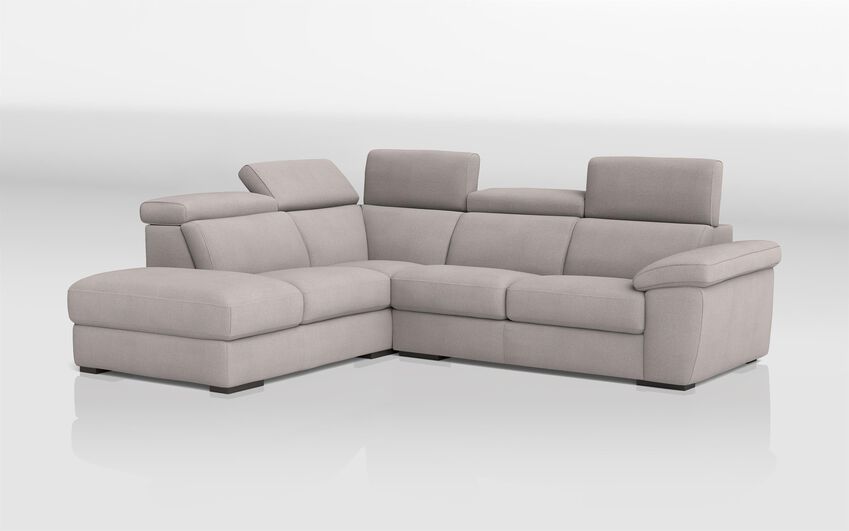 Fabric Norbello 2 Corner 3 with Sofa Bed and Left Hand Facing Chaise with Storage