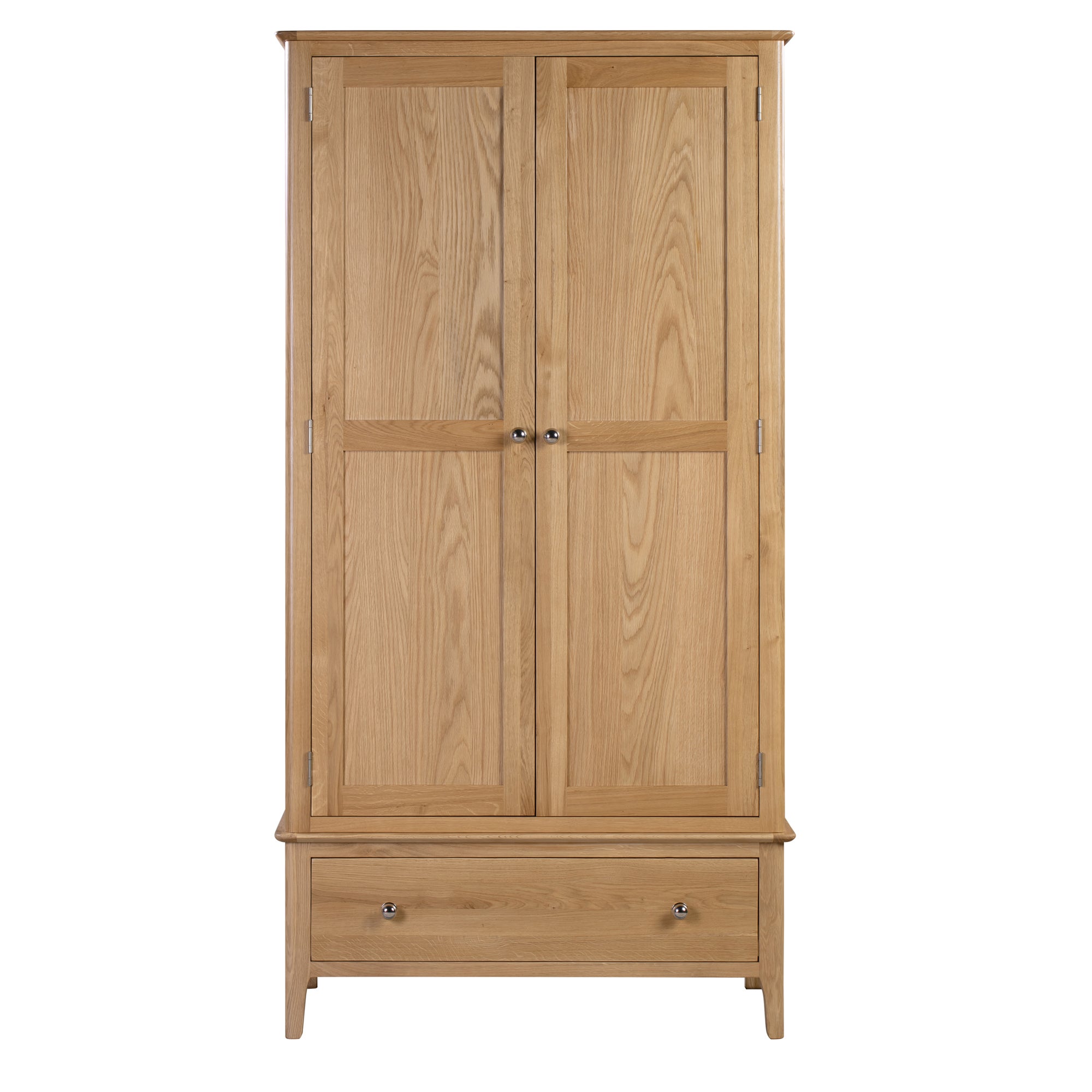 Cotswold Double 1 Drawer Wardrobe, Oak