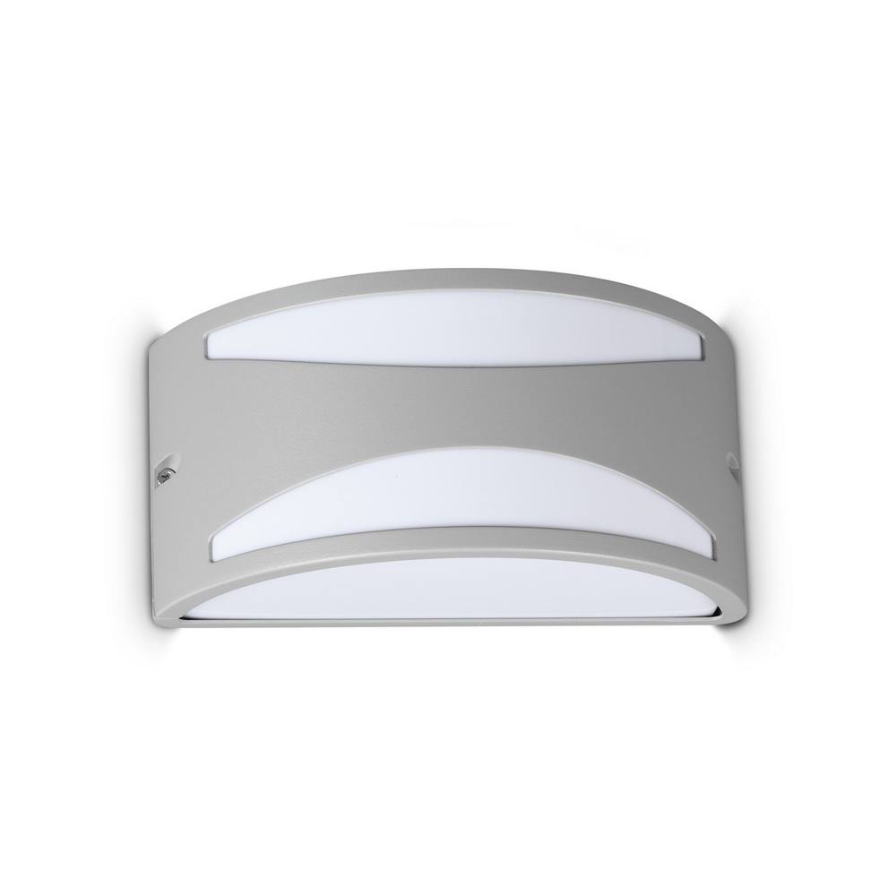 Netlighting Rex Outdoor Flush Wall Lamp Grey 1x E27 IP44