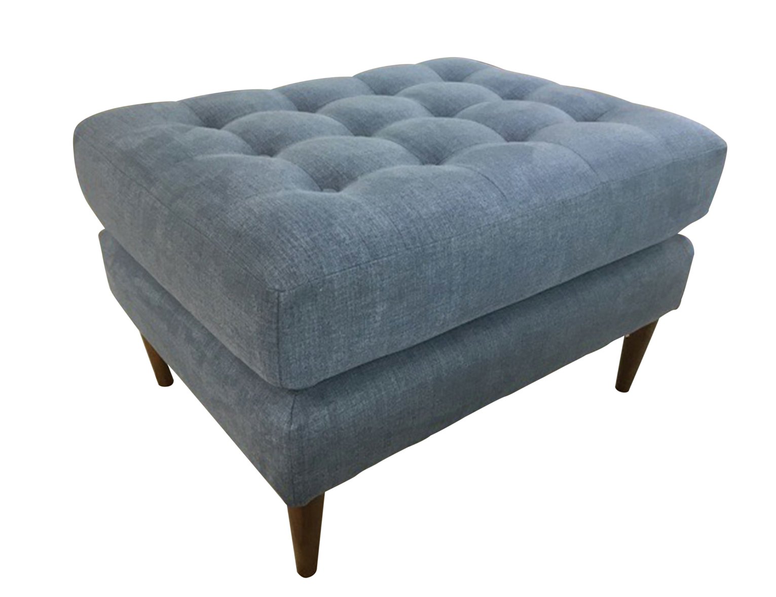 Habitat Hudson Linnet Footstool - Blue