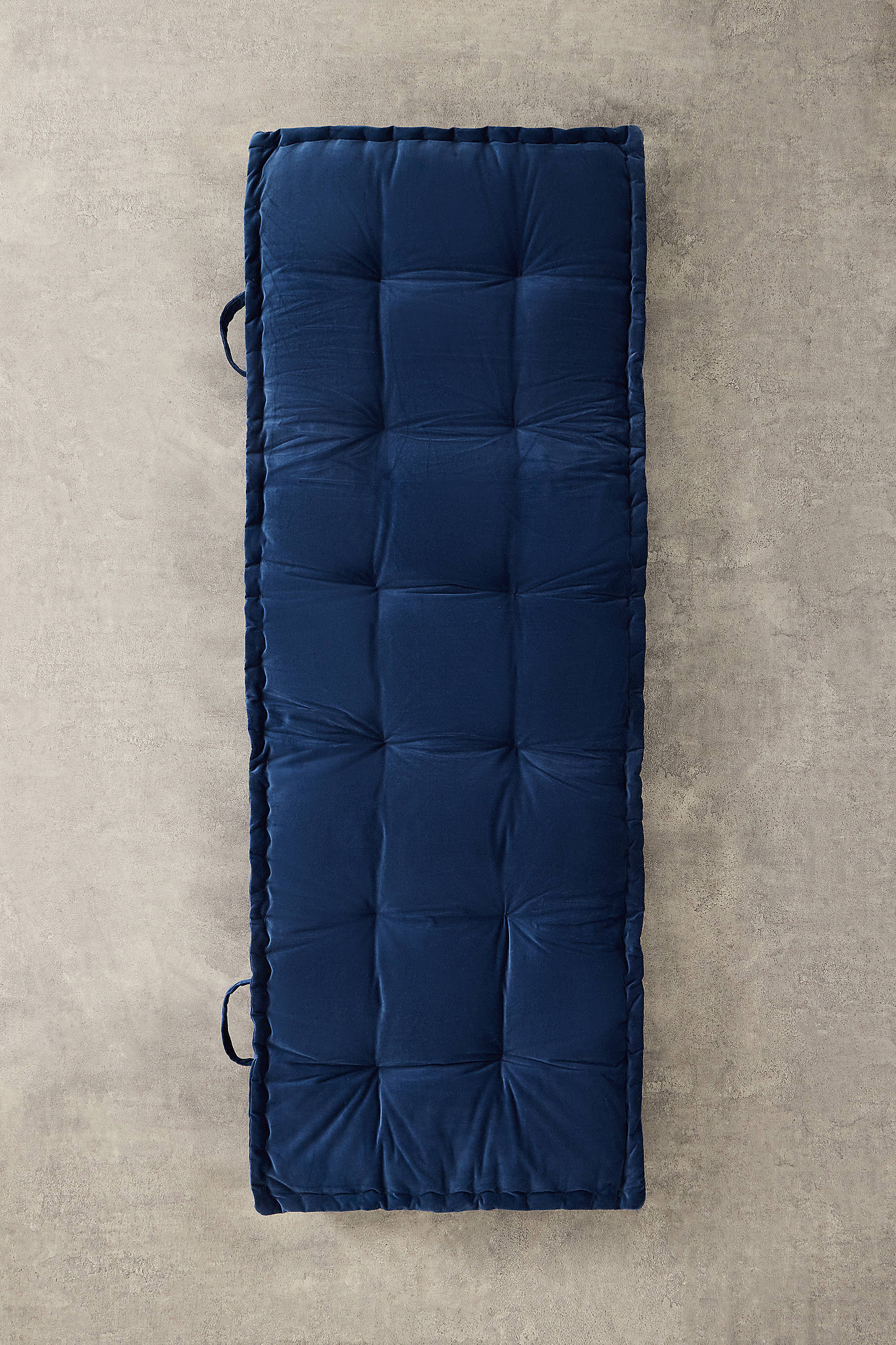 Rohini Navy Velvet Daybed Cushion - Navy