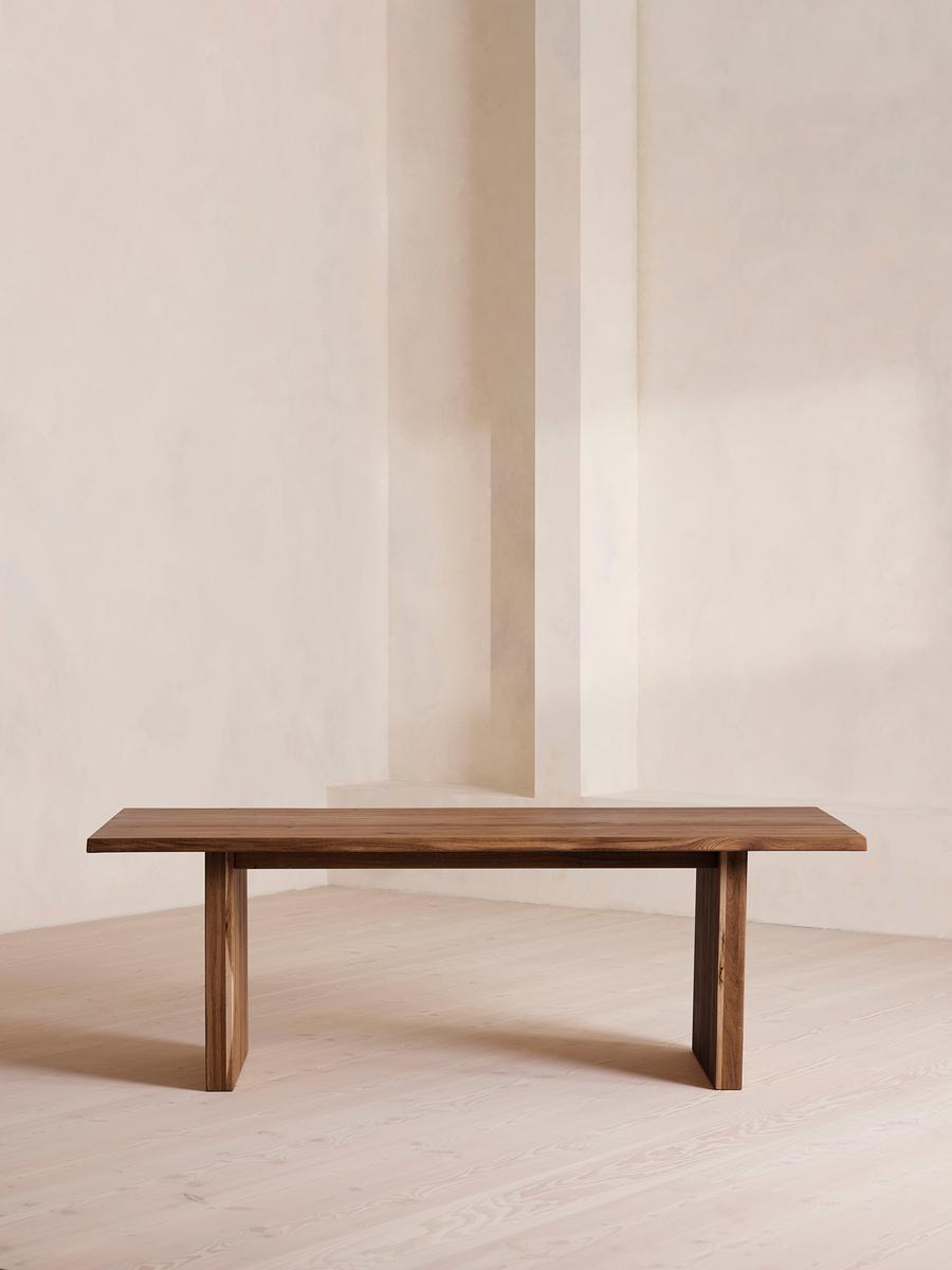 Matis Dining Table, Walnut, 220cm