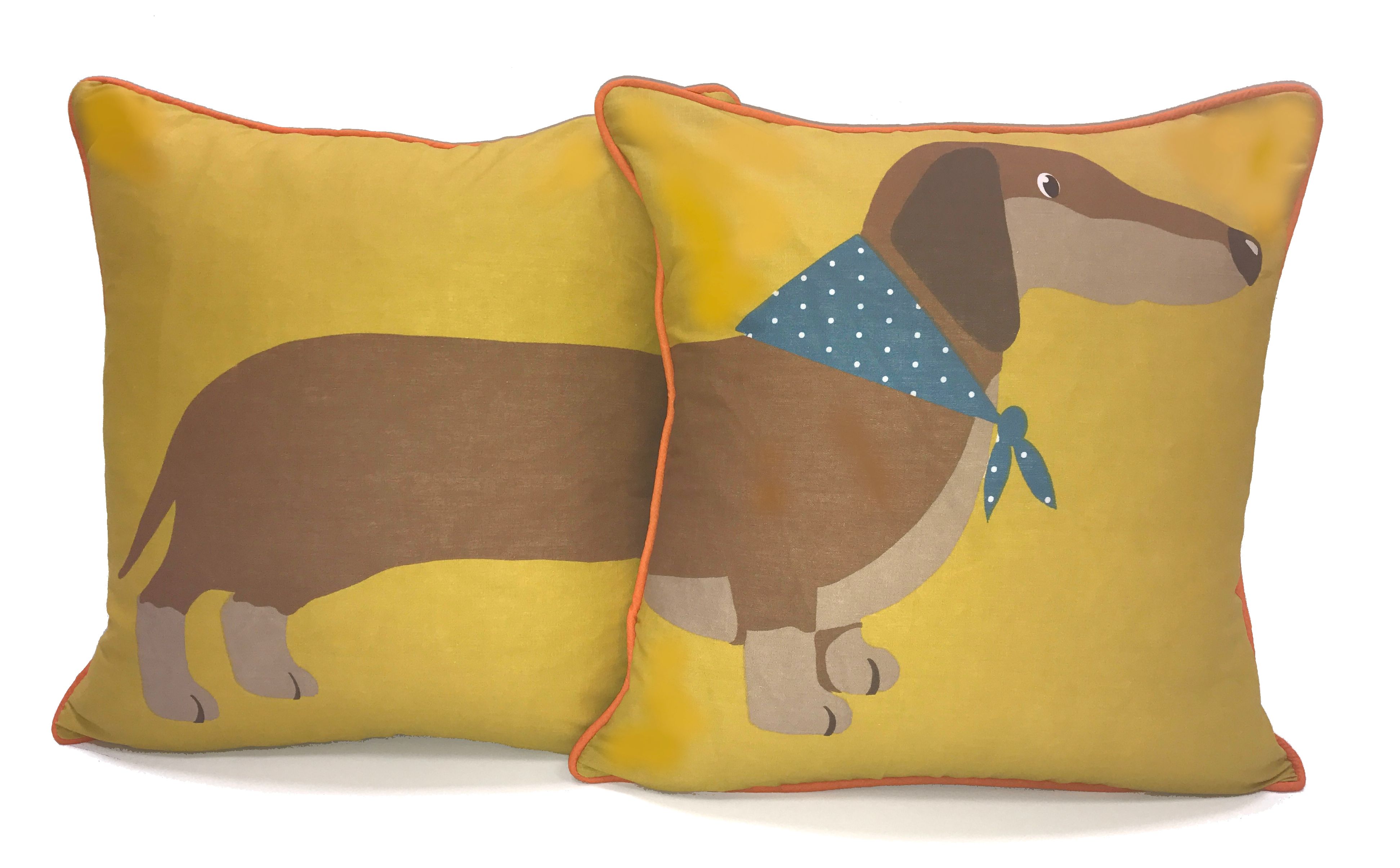 Rapport Home Long Sausage Dog Cushion Cover Multi (43x43)