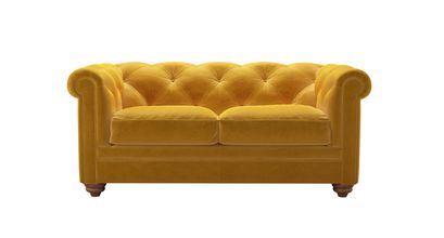 Patrick 2 Seat Sofabed in Butterscotch Cotton Matt Velvet - sofa.com