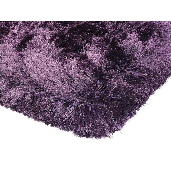 Plush Hand Woven Rug  Purple