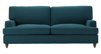 Isla 3 Seat Sofabed in Evergreen Brushed Linen Cotton - sofa.com