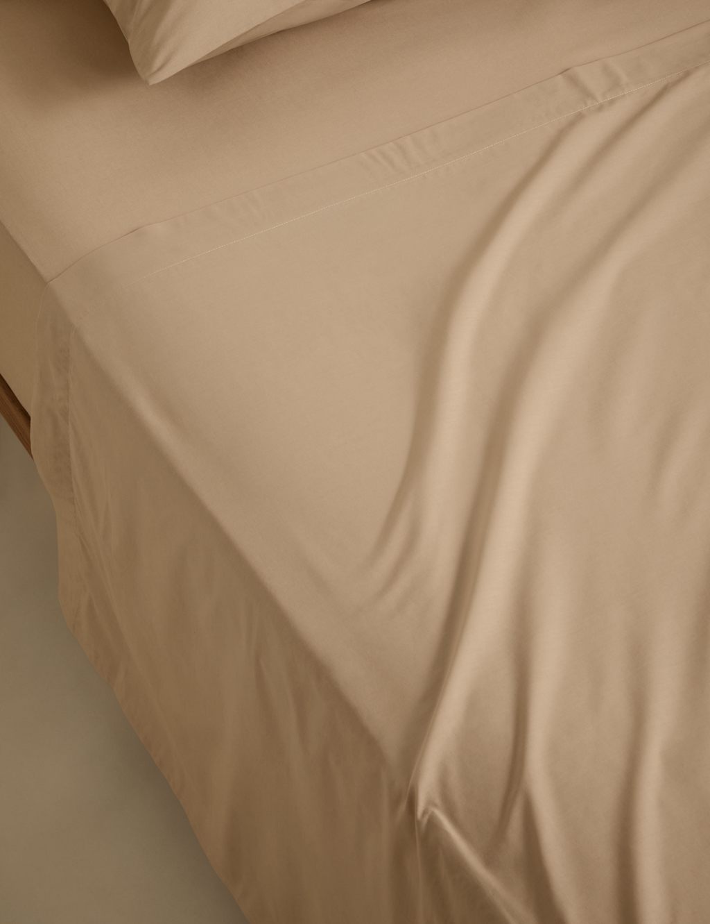 M&S Cotton Rich Flat Sheet Biscuit