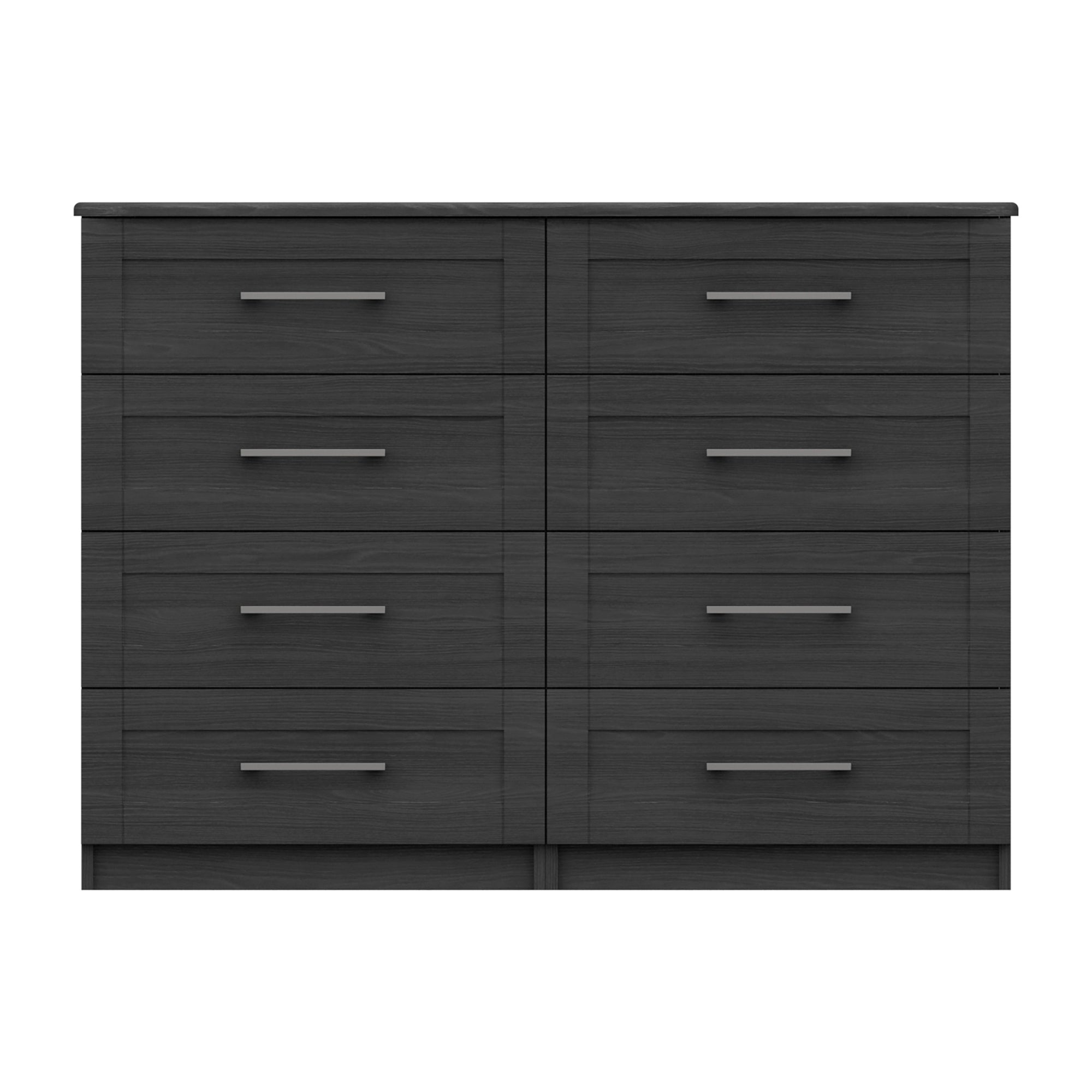Ethan Graphite 4 Drawer Double Chest Grey