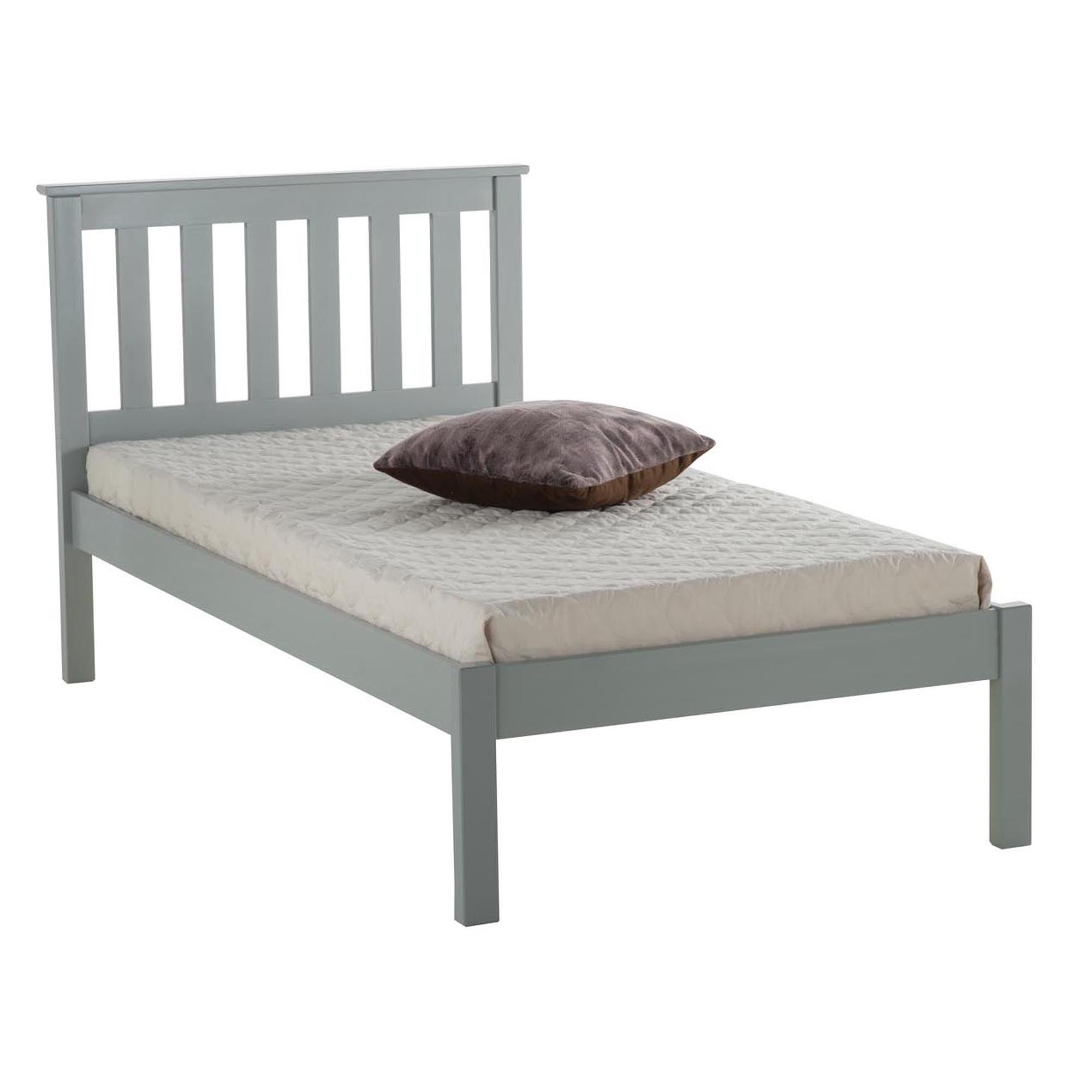Denver Low End Bed Frame Grey
