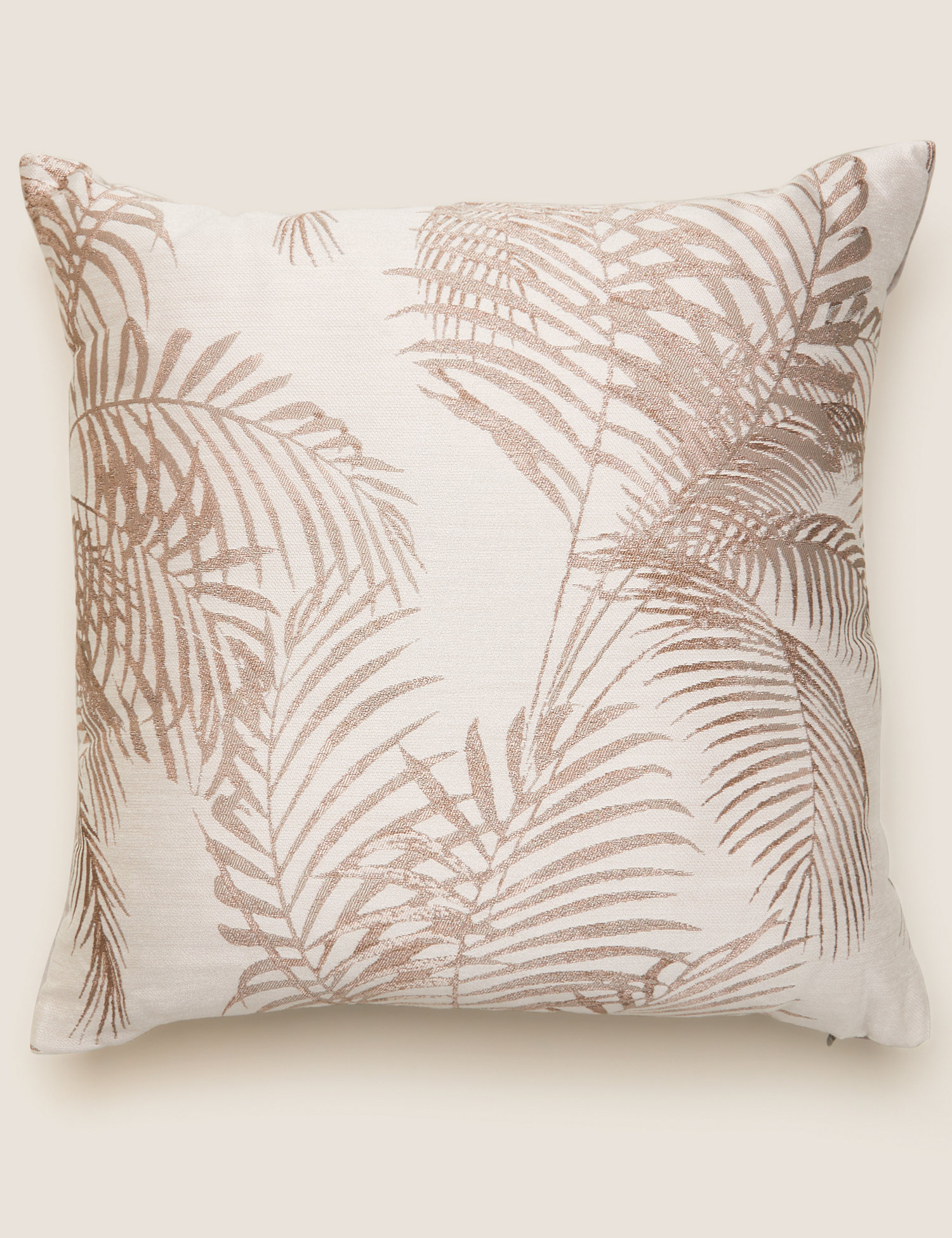 M&S Palm Jacquard Cushion