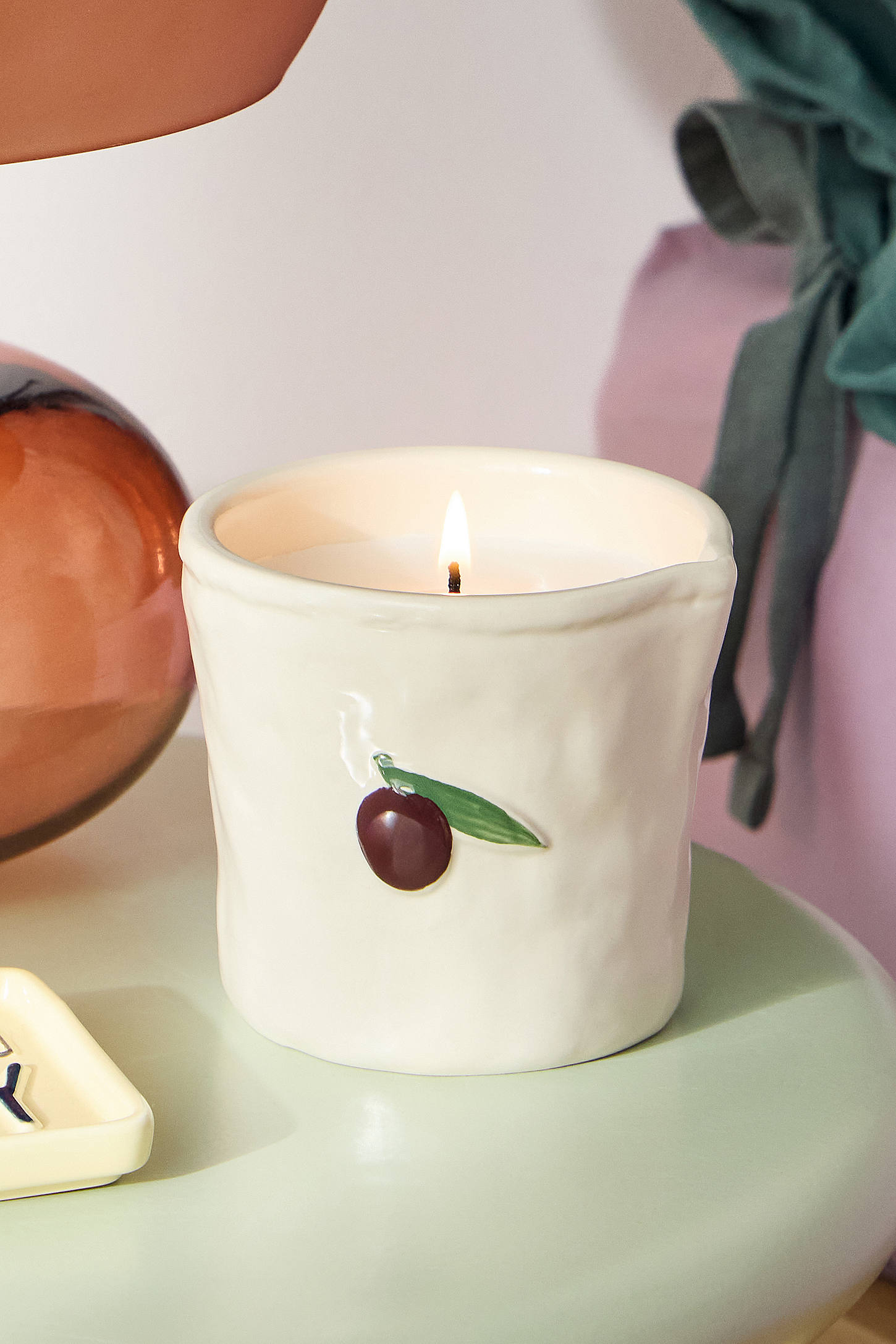 Paddywax Olive Ceramic Soy Wax Candle ALL