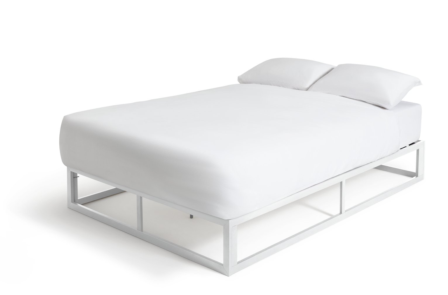 Habitat Platform Small Double Bed Frame - White
