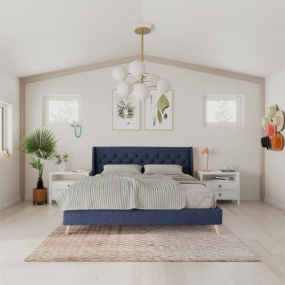Novogratz Her Majesty Bed, Linen