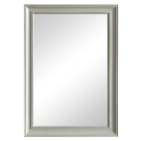 Moncton Rectangular Bedroom Mirror In White