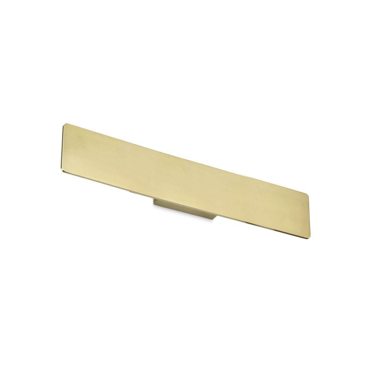 Netlighting Zig Zag Integrated Led Wall Lamp Brass 53cm 3000K in White
