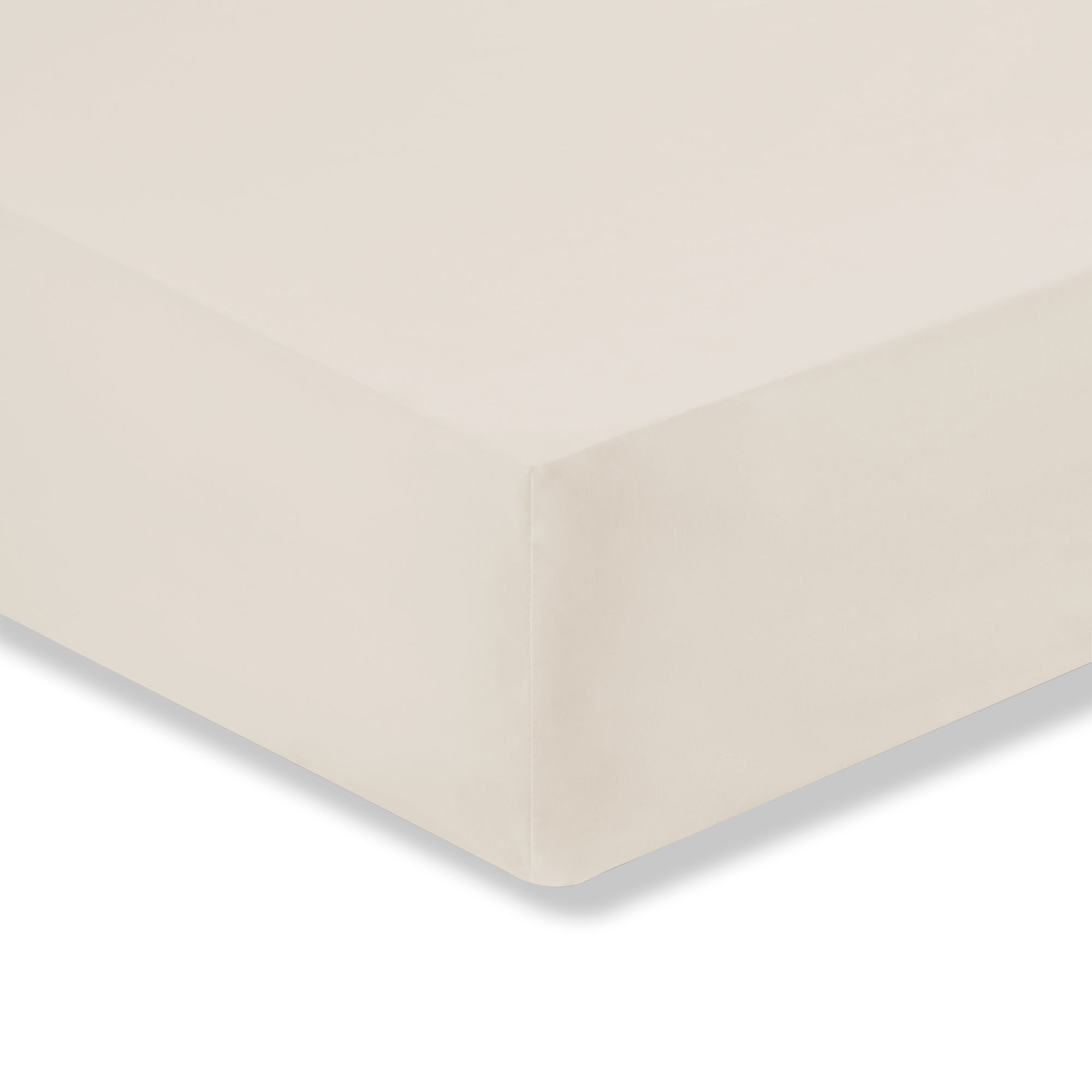 Fogarty Plain 100% Cotton 180 Thread Count Fitted Sheet Brown